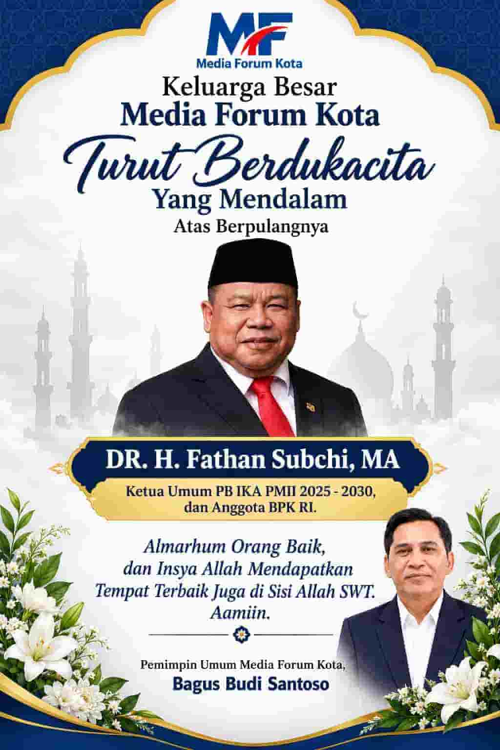 Ucapan Dukacita Forkot