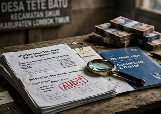 FPB Lombok Timur Desak Audit Total BUMDes dan Dana Desa Tete Batu: Transparansi Jangan Sekadar Slogan!